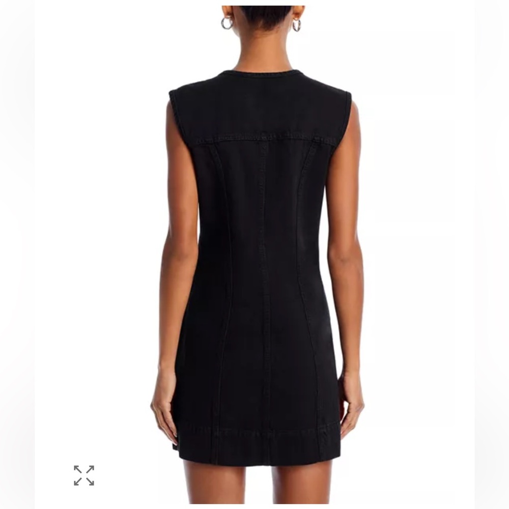 Frame Denim Black Button-Down Dress - Picture 2 of 5